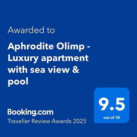 Aphrodite - Luxury With Sea View & Pool Apartamento